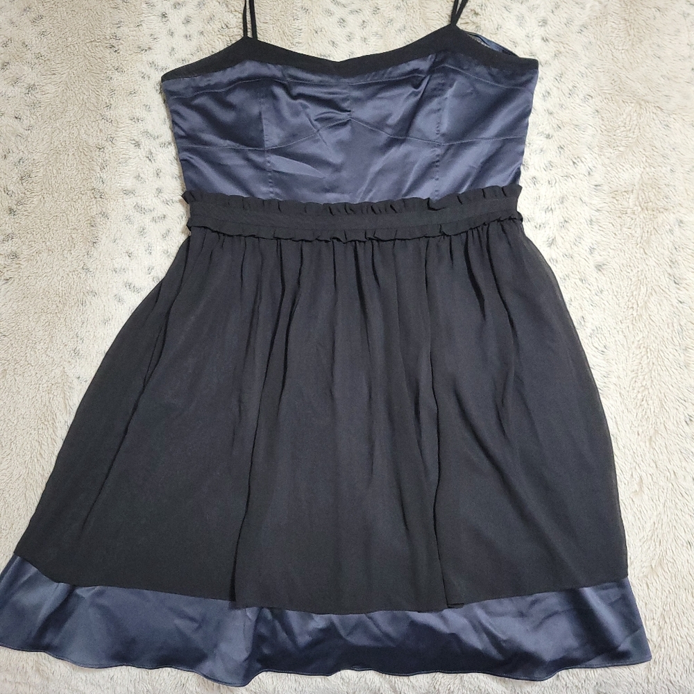 Strapless Cocktail Dress with Satin Trim